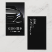 Carte de visite de vente automatique de location d (Devant / Derrière)