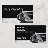 Carte de visite de vente automatique de voitures (Devant / Derrière)