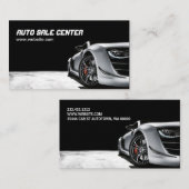 Carte de visite de vente automobile moderne (Devant / Derrière)