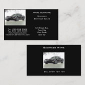 Carte de visite de vente automobile populaire (Devant / Derrière)