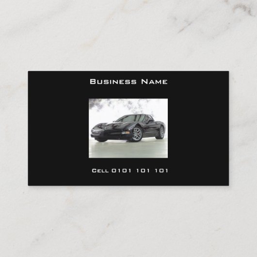 Carte de visite de vente automobile populaire (Dos)