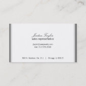 carte de visite de vente de bijoux (Dos)