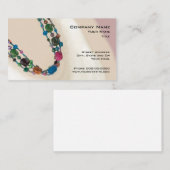 Carte de visite de vente de bijoux (Devant / Derrière)