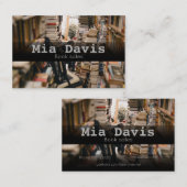 Carte de visite de vente de livres (Devant / Derrière)