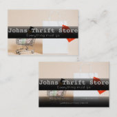 Carte de visite de vente de magasin d'écran (Devant / Derrière)