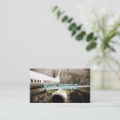 Carte de visite de vente de pilote d'avion privé (Debout devant)