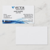 Carte de visite de vente de vecteur (Devant / Derrière)