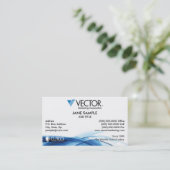 Carte de visite de vente de vecteur (Debout devant)