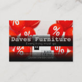 Carte de visite de vente du vendredi noir (Dos)