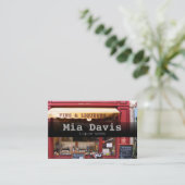 Carte de visite de vente Liquor (Debout devant)