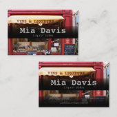 Carte de visite de vente Liquor (Devant / Derrière)