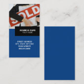 Carte de visite de ventes d'immobiliers (Devant / Derrière)