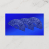 Carte de visite de ventilateur bleu (Dos)