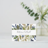 Carte de visite de verdure d'automne (Debout devant)