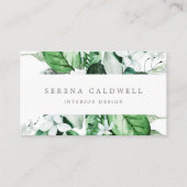 Carte de visite de verdure des bois (Devant)