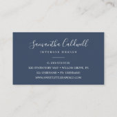 Carte de visite de verdure d'été (Dos)