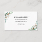 Carte de visite de verdure Eucalyptus (Dos)