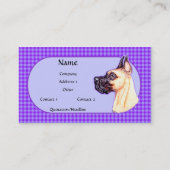 Carte de visite de vérification de la grande couch (Devant)