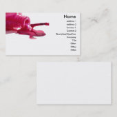 Carte de visite de vernis à ongles (Devant / Derrière)