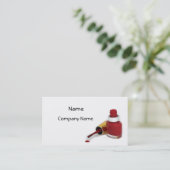 Carte de visite de vernis à ongles (Debout devant)