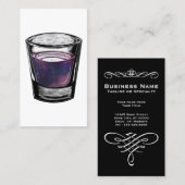 carte de visite de verre (Devant / Derrière)