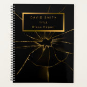 Carte de visite de verre professionnel 2 en 1 mode (Devant)