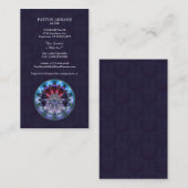 Carte de visite de verticale de mandala d'IceFire (Devant / Derrière)