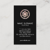 Carte de visite de verticale de photographe de (Dos)