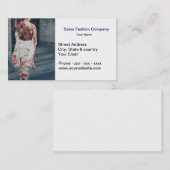 Carte de visite de vêtements de mode (Devant / Derrière)