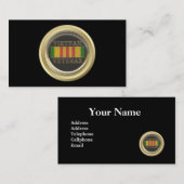 Carte de visite de vétéran du Vietnam (Devant / Derrière)