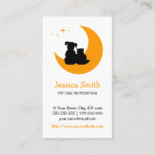 Carte de visite de vétérinaire de garde d'enfants (Devant)