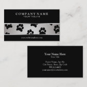 Carte de visite de vétérinaire de soin des animaux (Devant / Derrière)