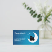 Carte de visite de vétérinaire des soins des (Debout devant)