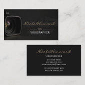 Carte de visite de vidéaste (Devant / Derrière)