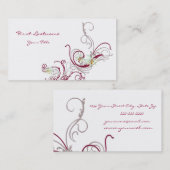 carte de visite de vigne (Devant / Derrière)