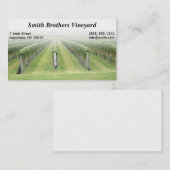 Carte de visite de vignoble (Devant / Derrière)