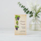 Carte de visite de vignoble (Debout devant)