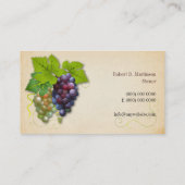 Carte de visite de vignoble (Dos)