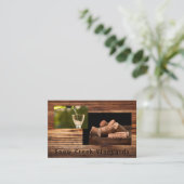 Carte de visite de vignoble de vin (Debout devant)