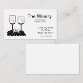 Carte de visite de vin (Devant / Derrière)