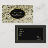 Carte de visite de vin (Devant / Derrière)