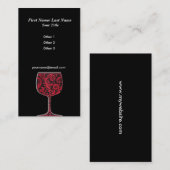 Carte de visite de vin (Devant / Derrière)