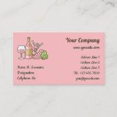 Carte de visite de vin rose (Devant)