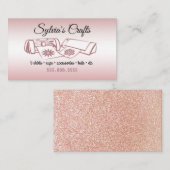 Carte de visite de vinyle (Devant / Derrière)