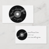 Carte de visite de vinyle (Devant / Derrière)