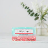 Carte de visite de vinyle artisanal - Silhouette C (Debout devant)