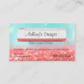 Carte de visite de vinyle artisanal - Silhouette C (Devant)