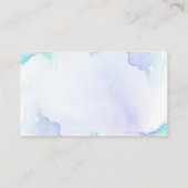 Carte de visite de vinyle artisanal - Silhouette C (Dos)