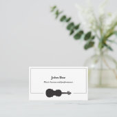 Carte de visite de violon (Debout devant)