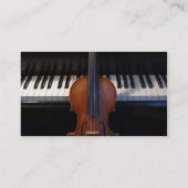 Carte de visite de violon/alto (Dos)